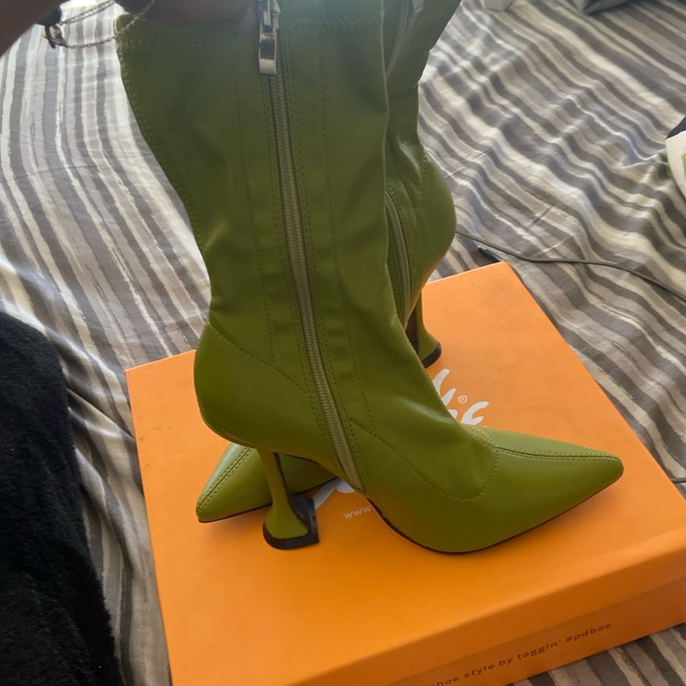 Green heels